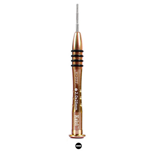 Kaisi K-222 Cacciaviti di precisione Strumento di apertura e riparazione professionale per telefoni cellulari Tablet PC (Dritto: 2.0), Straight: 2.0 Kaisi K-222 Cacciaviti di precisione Strumento di apertura e riparazione professionale per telefoni cellulari Tablet PC (Dritto: 2.0), Straight: 2.0